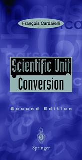 Francois Cardarelli - Scientific Unit Conversion - ISBN 1852330430
